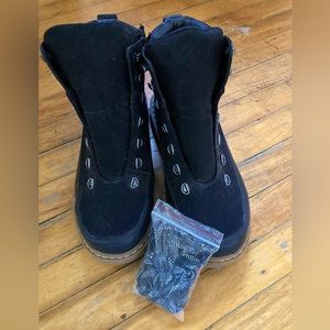 Torrid Black Hiker Style lace up Bootie